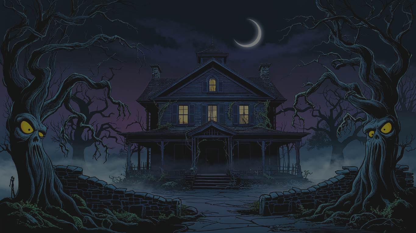 Creepy moonlit haunted house — what to expect on a San Diego ghost tour
